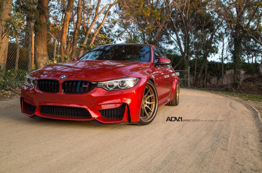 BMW M3 Sedan on ADV.1 Wheels (ADV5.0 Track Function CS) '2016